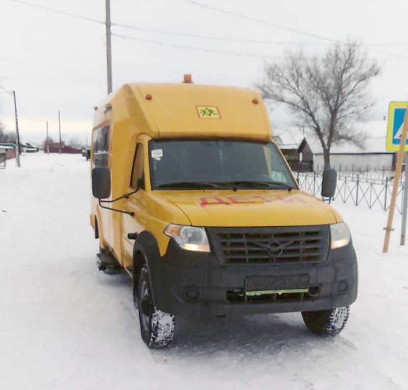 Советский район получил новый школьный автобус.